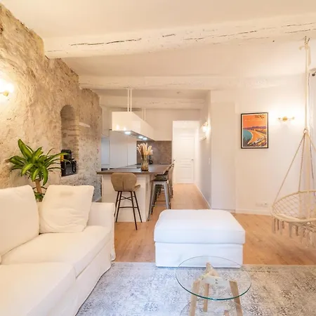 Fusion - Charme De L'ancien Et Confort Moderne - Vieux - 2 - Wifi - 5 Min Des Plages - 30 Min De Cannes Et Monaco Апартаменты