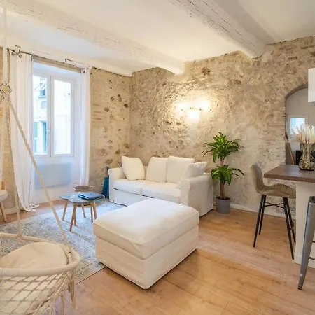 Fusion - Charme De L'ancien Et Confort Moderne - Vieux - 2 - Wifi - 5 Min Des Plages - 30 Min De Cannes Et Monaco Appartement *
